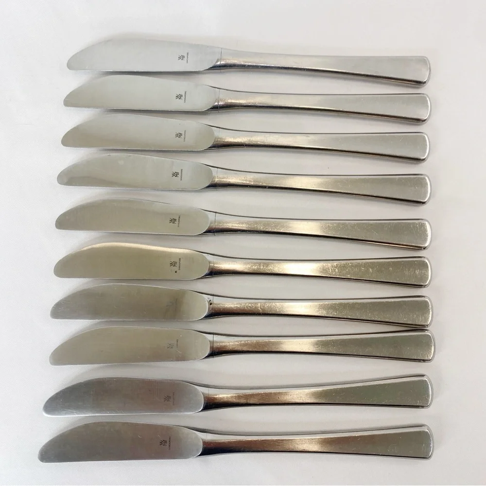 WMF Jupiter Butter Knife or Spreader Vintage Lot of 10 Retired Pattern